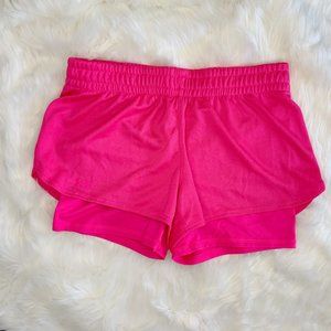 UnderArmour Pink Layered Shorts